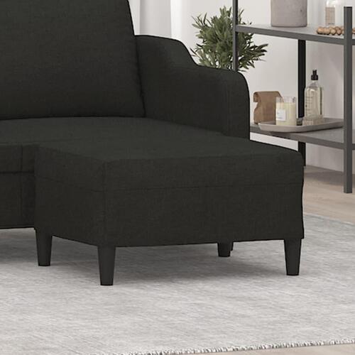 Fodskammel 70x55x41 cm stof sort