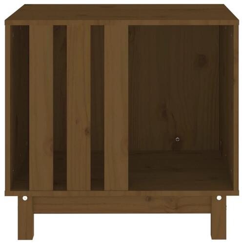 Hundehus 60x45x57 cm massivt fyrretræ gyldenbrun