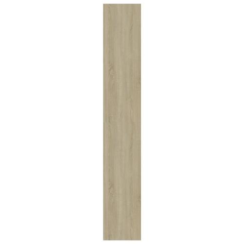 Bogskab 40x30x189 cm konstrueret træ sonoma-eg