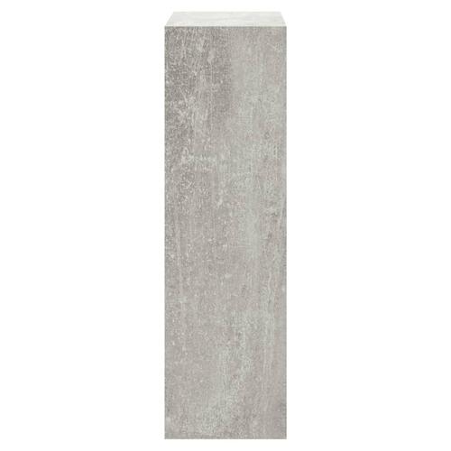 Skoskab 63x24x81 cm konstrueret træ betongrå