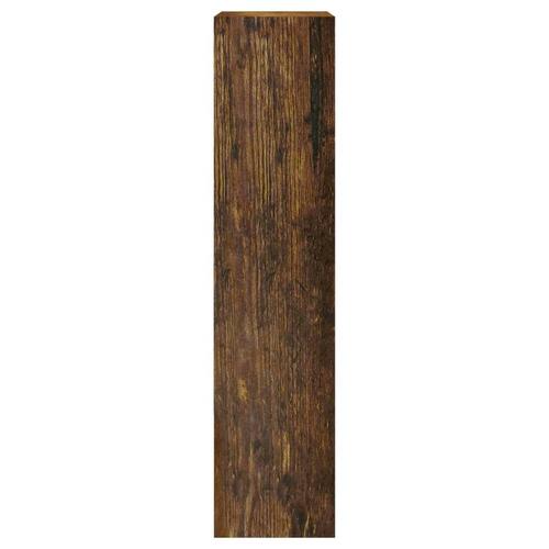 Skoskab 63x24x103 cm konstrueret træ røget egetræsfarve