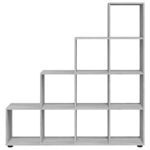 Trappereol 142 cm konstrueret træ grå sonoma-eg