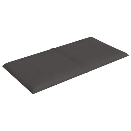 Vægpaneler 12 stk. 30x15 cm 0,54 m² stof mørkegrå