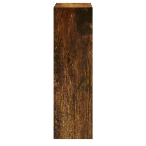 Skoskab 63x24x81 cm konstrueret træ røget egetræsfarve