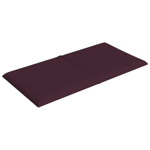 Vægpaneler 12 stk. 30x15 cm 0,54 m² stof lilla