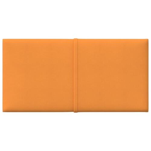 Vægpaneler 12 stk. 30x15 cm 0,54 m² stof lysegul