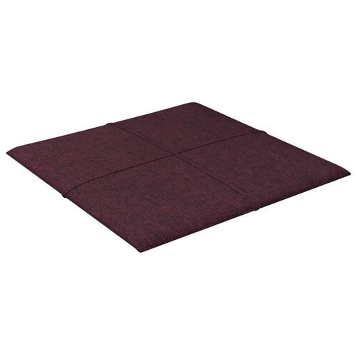 Vægpaneler 12 stk. 30x30 cm 1,08 m² stof lilla