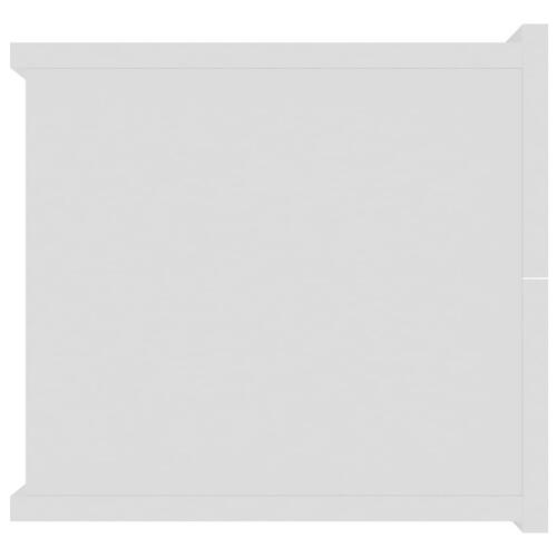 Sengeskab 40x30x30 cm spånplade hvid