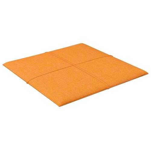 Vægpaneler 12 stk. 30x30 cm 1,08 m² Stof lysegul
