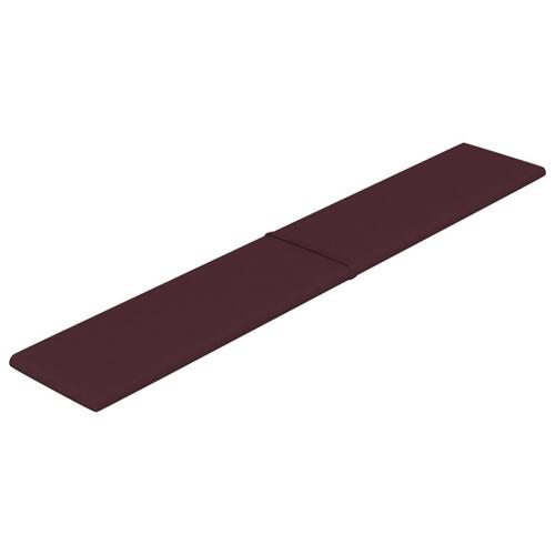 Vægpaneler 12 stk. 90x15 cm 1,62 m² stof lilla