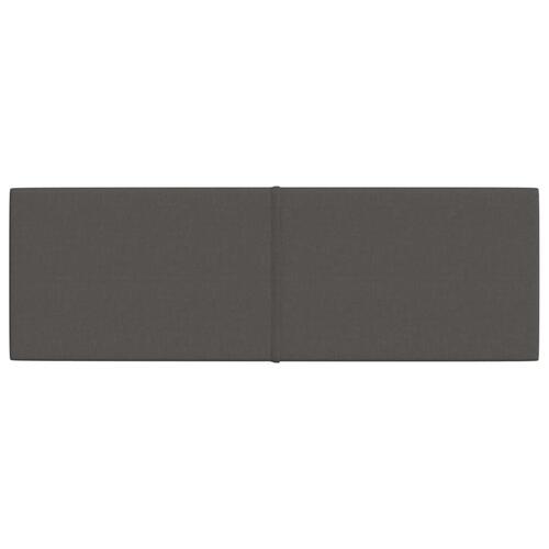Vægpaneler 12 stk. 90x30 cm 3,24 m² stof mørkegrå