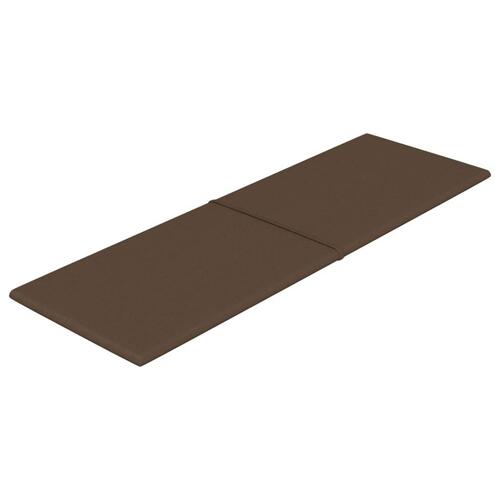 Vægpaneler 12 stk. 90x30 cm 3,24 m² stof brun