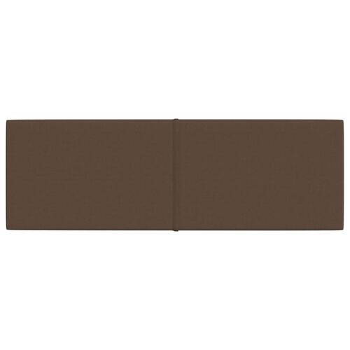 Vægpaneler 12 stk. 90x30 cm 3,24 m² stof brun