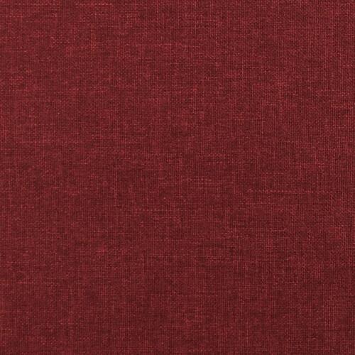 Vægpaneler 12 stk. 90x30 cm 3,24 m² stof vinrød
