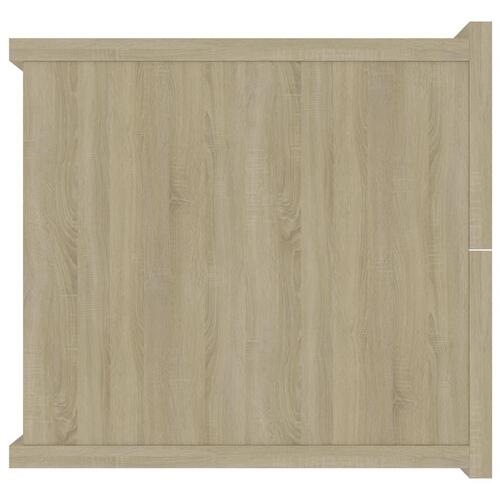 Sengeskab 40x30x30 cm spånplade sonoma-eg