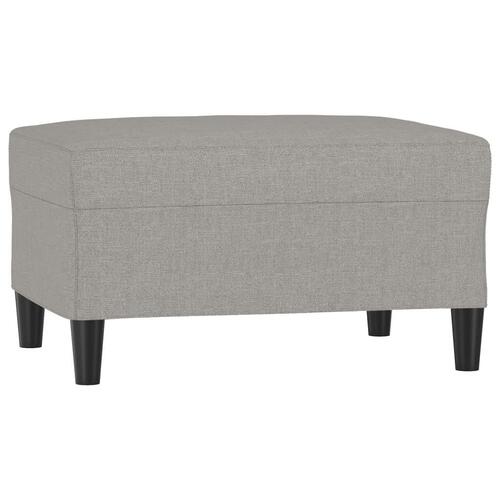 Fodskammel 70x55x41 cm stof grå