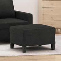 Fodskammel 60x50x41 cm stof sort