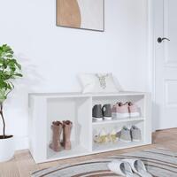 Skoreol 100x35x45 cm konstrueret træ hvid