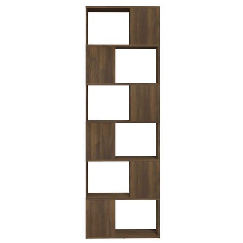 Bogreol/rumdeler 60x24x186 cm brun egetræ