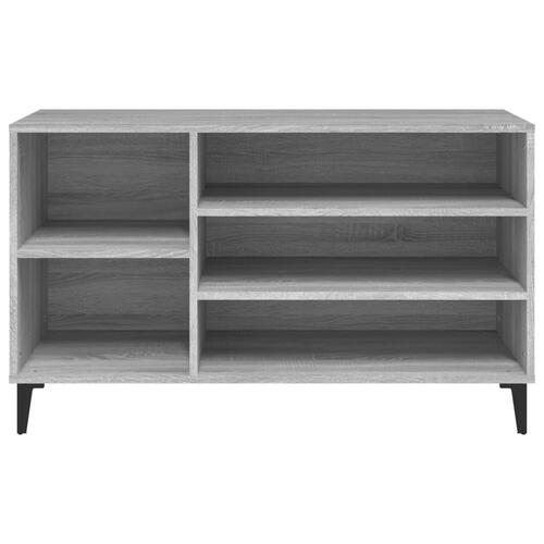 Skoskab 102x36x60 cm konstrueret træ grå sonoma-eg