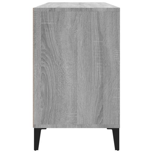 Skoskab 102x36x60 cm konstrueret træ grå sonoma-eg