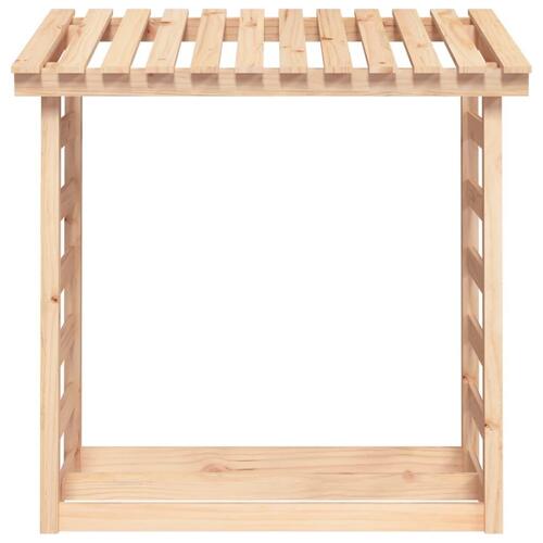 Brændestativ 108x64,5x110 cm massivt fyrretræ