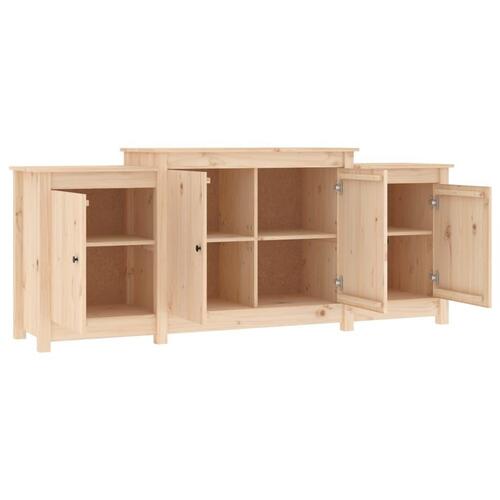 Skænk 164x37x68 cm massivt fyrretræ