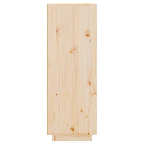 Vinreol 45x34x100 cm massivt fyrretræ