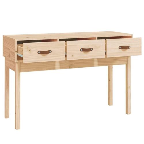 Konsolbord 114x40x75 cm massivt fyrretræ