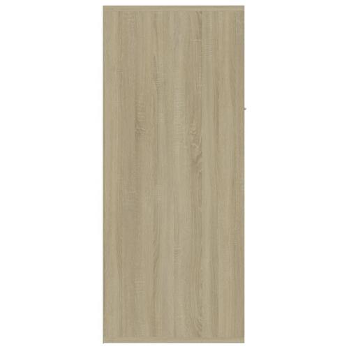 Skoskab 60x35x84 cm konstrueret træ sonoma-eg