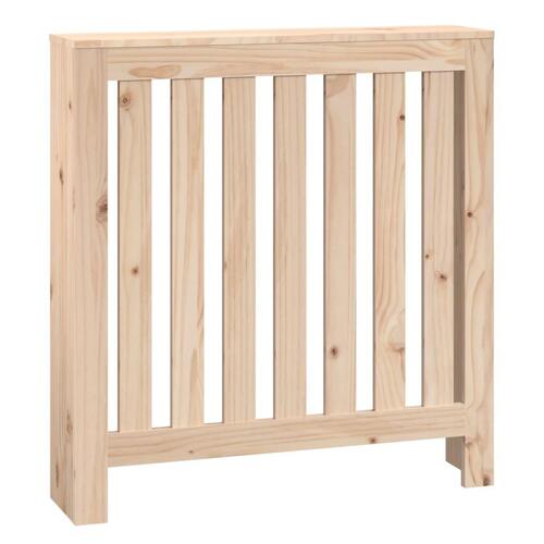 Radiatorskjuler 79,5x19x84 cm massivt fyrretræ