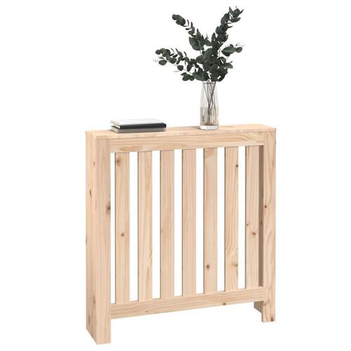 Radiatorskjuler 79,5x19x84 cm massivt fyrretræ