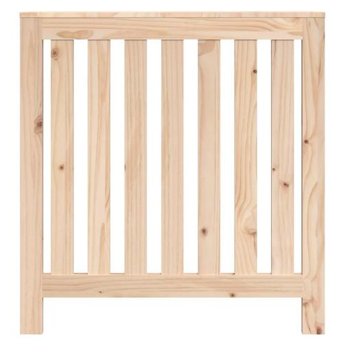 Radiatorskjuler 79,5x19x84 cm massivt fyrretræ