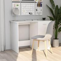 Skrivebord 100x50x76 cm konstrueret træ hvid