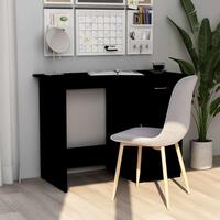 Skrivebord 100x50x76 cm konstrueret træ sort