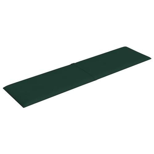 Vægpaneler 12 stk. 60x15 cm 1,08 m² stof grøn