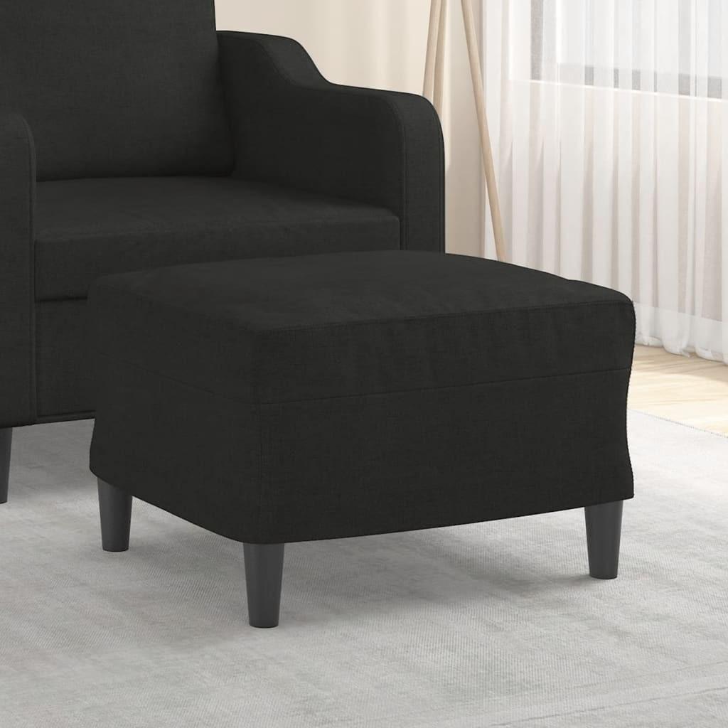 Fodskammel 60x50x41 cm stof sort