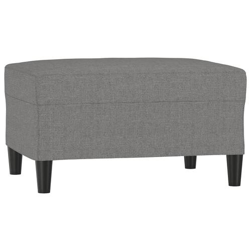 Fodskammel 70x55x41 cm stof mørkegrå