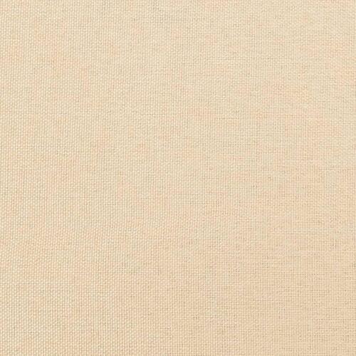 Fodskammel 70x55x41 cm stof cremefarvet