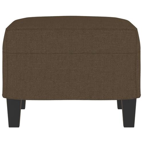 Fodskammel 60x50x41 cm stof brun