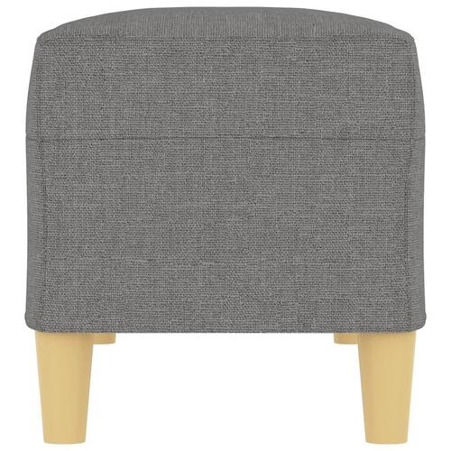 Bænk 100x35x41 cm stof mørkegrå