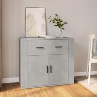 Skænk 80x33x70 cm konstrueret træ betongrå