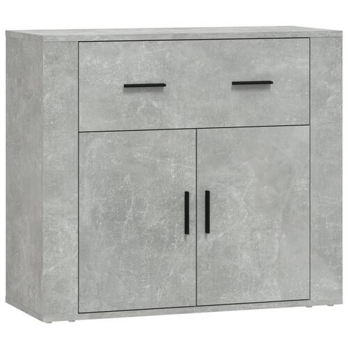 Skænk 80x33x70 cm konstrueret træ betongrå