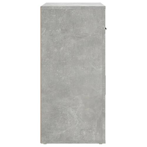 Skænk 80x33x70 cm konstrueret træ betongrå