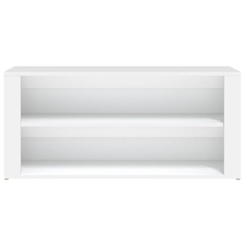 Skoreol 100x35x45 cm konstrueret træ hvid