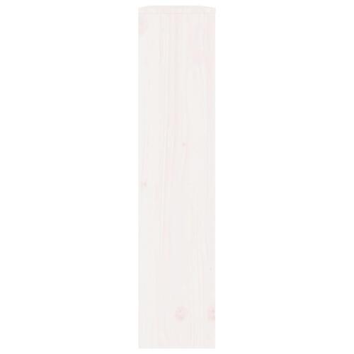 Radiatorskjuler 108,5x19x84 cm massivt fyrretræ hvid