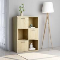 Kontorreol 60x29,5x90 cm konstrueret træ sonoma-eg