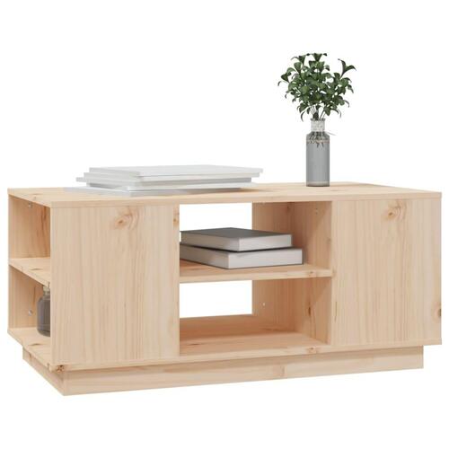 Sofabord 90x49x40,5 cm massivt fyrretræ