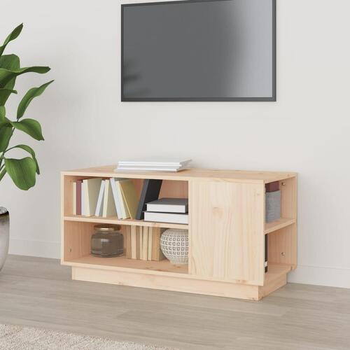 Tv-bord 80x35x40,5 cm massivt fyrretræ