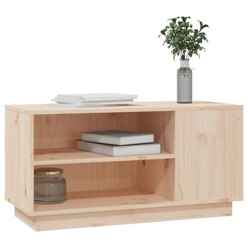 Tv-bord 80x35x40,5 cm massivt fyrretræ